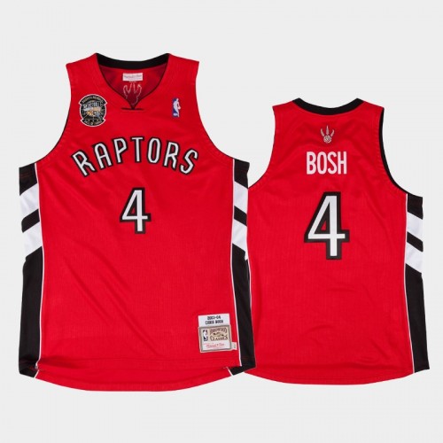 Toronto Raptors Chris Bosh Men #4 2021 Naismith Hall Of Fame Red Throwback Jersey