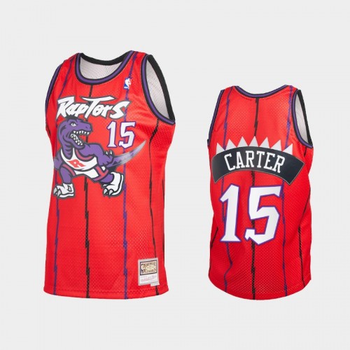 Vince Carter Men #15 2021 Reload 2.0 Throwback Red Jersey