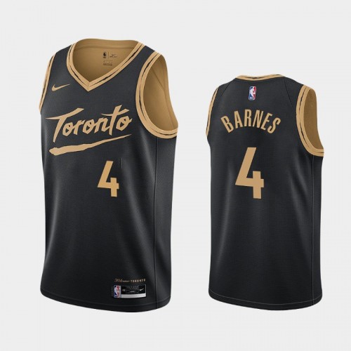 Scottie Barnes Men #4 City Edition Black Jersey