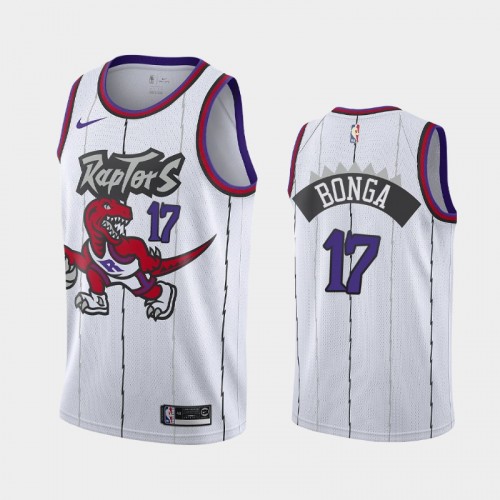 Toronto Raptors Isaac Bonga 2021 Classic Edition White Jersey