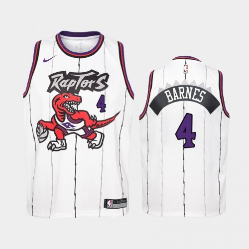 Toronto Raptors Scottie Barnes 2021 Classic Edition 2021 NBA Draft White Jersey