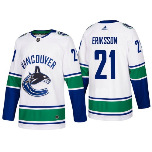 #21 Loui Eriksson White 2017-2018 Season Away Jersey