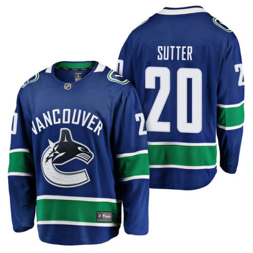 #20 Breakaway Player Brandon Sutter Jersey Blue