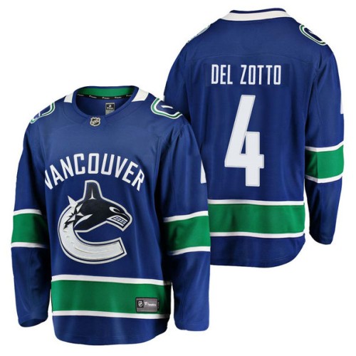 #4 Breakaway Player Michael Del Zotto Jersey Blue