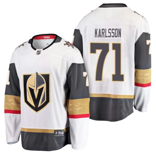 #71 Breakaway Player Away William Karlsson Jersey White