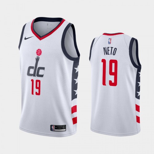 Washington Wizards Raul Neto Men #19 City Edition White Jersey