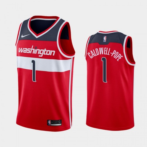 Kentavious Caldwell-Pope Men #1 Icon Edition 2021 Trade Red Jersey