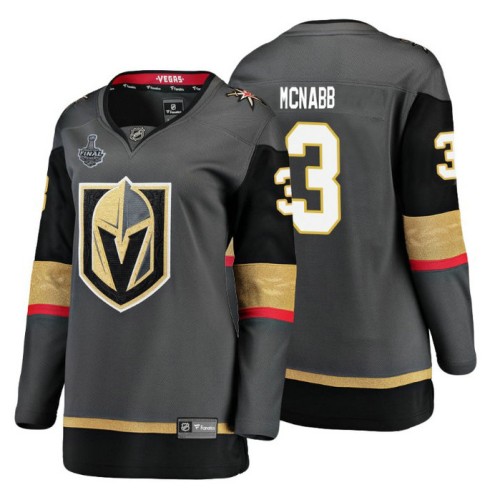 #3 Brayden McNabb Grey 2018 Stanley Cup Final Bound Breakaway Home Player Jersey
