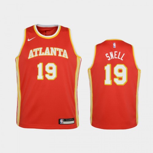 Youth 2020-21 Atlanta Hawks #19 Tony Snell Red Icon Jersey