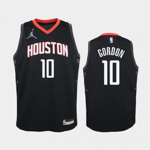 Youth 2020-21 Houston Rockets #10 Eric Gordon Red Statement Jordan Brand Jersey