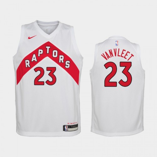 Youth 2020-21 Toronto Raptors #23 Fred VanVleet White Association Jersey