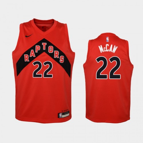 Youth 2020-21 Toronto Raptors #22 Patrick McCaw Red Icon Jersey