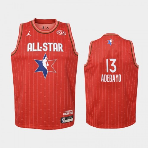 Youth 2020 NBA All-Star Game Miami Heat #13 Bam Adebayo Eastern Conference Jersey - Red