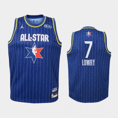 Youth 2020 NBA All-Star Game Toronto Raptors #7 Kyle Lowry Eastern Conference Jersey - Blue
