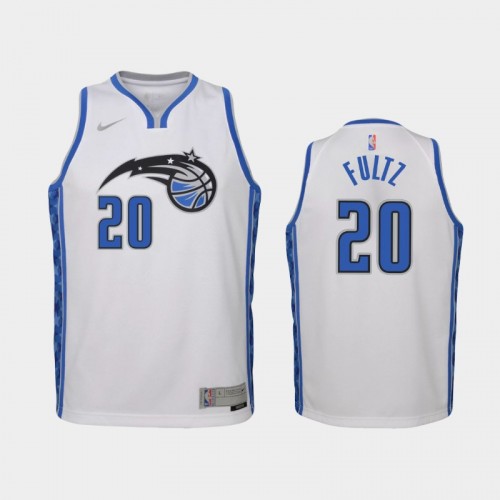 Youth 2021 Orlando Magic #20 Markelle Fultz White Earned Jersey