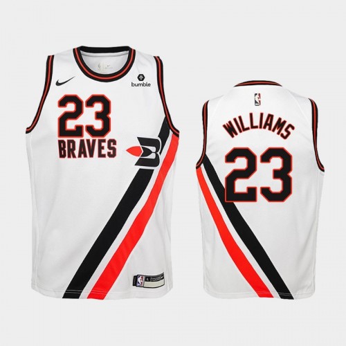 Youth Los Angeles Clippers Hardwood Classics #23 Lou Williams White Jersey