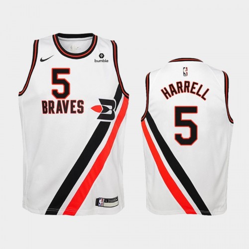 Youth Los Angeles Clippers Hardwood Classics #5 Montrezl Harrell White Jersey