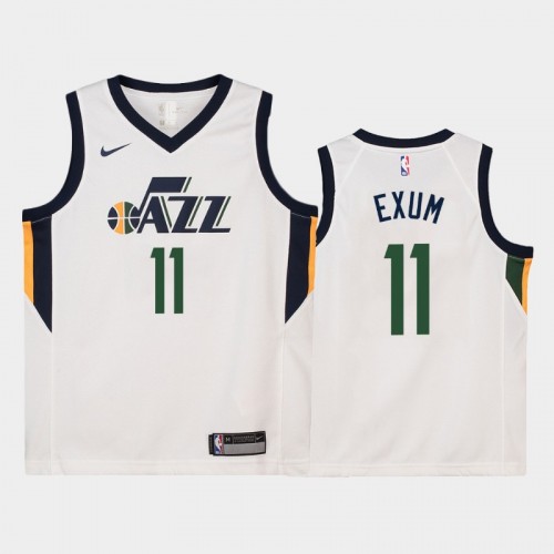 Youth Utah Jazz Dante Exum #11 White 2018-19 Association Jersey