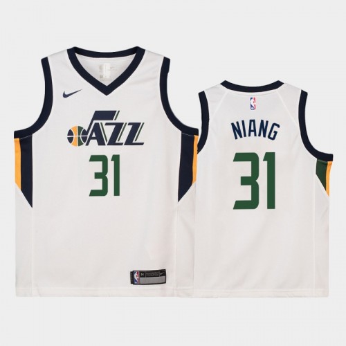 Youth Utah Jazz Georges Niang #31 White 2018-19 Association Jersey