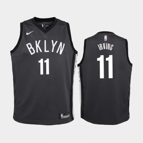 Youth Brooklyn Nets Kyrie Irving #11 Black Statement Jersey