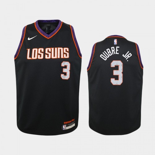 Youth Phoenix Suns City #3 Kelly Oubre Jr. 2019-20 Black Jersey