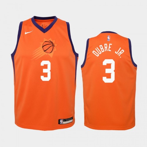 Youth Phoenix Suns Statement #3 Kelly Oubre Jr. Orange 2019-20 Jersey