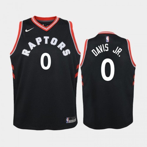 Youth Toronto Raptors Statement #0 Terence Davis Jr. 2019-20 Black Jersey