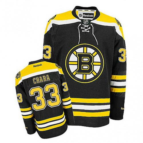 Zdeno Chara #33 Black Home Replica Jersey