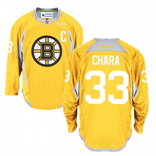 Zdeno Chara #33 Gold Practice Jersey