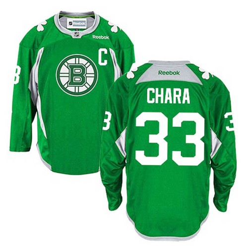 Zdeno Chara #33 Green St. Patrick's Day Jersey