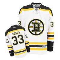 Zdeno Chara #33 White Away Authentic Jersey
