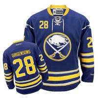 Zemgus Girgensons #28 Navy Blue Home Jersey